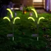 Lâmpada Grama Rabo de Cachorro Solar Planta Artificial Lâmpada de Gramado para Pátio Lâmpada Decorativa LED de Atmosfera Estilo Acampamento ao Ar Livre
