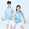 [Tienda de fábrica FeelTime] Traje de bádminton de secado rápido al por mayor, traje para hombre, tenis de mesa, ropa deportiva para mujer