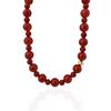 Nuevo Collar de Cuentas de Jade Natural Estilo Chino Cristal Rosa Flor de Durazno Piedra de la Suerte Collar Corto Cadena para Clavícula