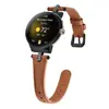 Pulseira de Couro com Strass em T Nova para Google Pixel Watch Google 41mm Pulseira de Smartwatch de Couro Emagrecedora