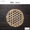 Esterilla de malla tejida de bambú para evitar que se pegue al fondo de la olla, lámina hexagonal de bambú para evitar que se queme, malla de bambú para estofar pescado, rejilla de bambú