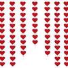 Bandera de fieltro con forma de corazón para San Valentín transfronterizo, decoración para bodas, fiestas, bodas, fiestas, etc.