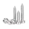 En Stock Tornillos Autoperforantes Cilíndricos de Cabeza Plana Torx de Acero Inoxidable 304 Ranura Torx M2-M3 Tornillos Autoperforantes de Cabeza Cilíndrica