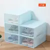 Caixa de Armazenamento de Sapatos Transparente de Plástico PP com Tampa Flip-Top, Caixa de Armazenamento de Sapatos Doméstica Montável, Fábrica de Sapateira à Prova de Poeira e Umidade
