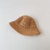 Sombrero de Paja para Niños Verano Protector Solar Ala Ancha Parasol Sombrero de Pescador Coreano ins Popular en Internet Simple Sombrero de Sol para Niña Bebé