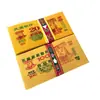 Ofrenda de Billete Amarillo a Qingming para Visitar la Tumba para Conmemorar a los Ancestros Billete Papel Amarillo Papel Burbuja Amarillo Diseño Mixto para Emitir Suministros Funerarios Sacrificiales