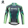 Roupas de Ciclismo de Outono Xingheng Sombra da Ponte Nova Camisa e Calça de Ciclismo Masculinas com Estampa Absorventes de Suor Top Longo de Ciclismo