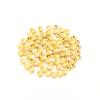 Portaflores pentagonal de oro que conserva el color accesorios hechos a mano diy flor tapa de flor soporte de cuentas de oro hueco colgante de cuenta