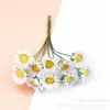 Flores Artificiais para Comércio Exterior, Margaridas Pequenas, Girassóis, Crisântemos de Tecido Mini, Acessórios DIY, Flores Decorativas de Seda Atacado