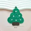 Hecho a mano diy lana tejido ganchillo accesorios joyería llavero colgante lindo Caqui fresa manzana material venta al por mayor