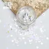 Pó de Glitter Popular para Nail Art da Amazon Maquiagem de Palco Flash Iluminador Corporal Joias para Unhas Atacado Alto Brilho