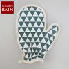 Toalla de baño triangular Guantes de baño para pulgares Toalla de baño Esponja Guantes para frotar Productos de baño de rayón