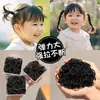 Elásticos Pretos Pequenos Infantis para Cabelo, Laços de Cabelo para Bebê Que Não Danificam o Cabelo, Cordas de Cabelo para Bebê, Elásticos, Cordas de Cabelo do Tamanho de um Polegar, Acessórios de Cabelo