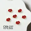 Accesorios para Uñas de Año Nuevo, Serie Roja Festiva Popular Estilo Chino, Lingotes de la Suerte, Bolsas de la Suerte, Decoraciones para Uñas de Aleación de Pez Dorado