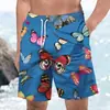 Estilo nuevo de verano danza de mariposas impresión digital 3D pantalones de playa para hombre casual holgado tendencia turismo comercio exterior al por mayor