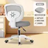 Silla de Estudio para Estudiantes de Secundaria y Preparatoria, Silla de Escritorio Ajustable en Altura para Uso en Casa, Silla Ergonómica con Respaldo