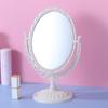 Nuevo espejo de maquillaje de escritorio, espejo de tocador de belleza de doble cara, espejo retro de estilo europeo para dormitorio, espejo de maquillaje de belleza de escritorio, espejo de amor