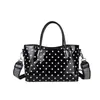 Bolso Cilíndrico Inspirado en el Diseño, Moderno y Único, Nuevo Bolso de Mano Coreano de Lunares, Moderno y Versátil, Bolso de Hombro Cruzado para Primavera y Verano