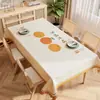 Mantel Color Crema, Lavable, Impermeable, Resistente al Aceite, Inodoro, Lujo Ligero, Tacto de Alta Gama, Mantel para Mesa de Café y Escritorio de PVC, Cubierta de Mesa