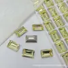 Wuzhou K9 Super Brilhantes 8X12 Cantos Retos Strass Açúcar de Gelo 1:1 Réplica Huazi Ponta Afiada Decorativa Acessórios para Nail Art DIY