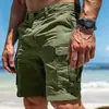 Comercio Exterior Transfronterizo Más Vendidos Pantalones Cortos Casuales de Trabajo para Hombre, Nuevo Estilo de Verano, Pantalones Cortos Holgados de Cinco Puntos de Moda, Al por Mayor en Stock