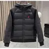 Ropa acolchada de algodón para hombre Invierno Nueva Moda Chaqueta acolchada de algodón espiga de trigo Casual Lujo Ligero Engrosada Cálida Moderna Chaqueta acolchada de algodón con capucha para hombre