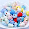 Superficie de Cerámica con Cuentas de Colores Simples Peces Flor de Cinco Pétalos Cuentas Pulsera de Cuentas Hecha a Mano DIY Accesorios Decorativos