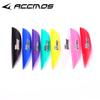 Spiral Feather Diku DECUT Spiral Feather 1,75 polegadas Spiral Feather Colorido Gum Feather Arrow Feather Spiral Feather spin wing Reversão