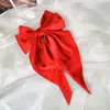 Temu Venda Quente Veludo Longo Fluido Laço Presilha de Cabelo Alto Padrão Exquisito Celebridade da Internet Acessórios de Início de Primavera Acessórios de Cabelo Acessórios de Cabeça