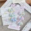 Presilha Fofa de Cabelo Xadrez de Cachorrinho Estilo Coreano com Franja Lateral Doce para Meninas, Acessório de Cabelo Versátil de Bico de Pato