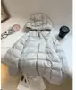 "Casa en la Nube" Estilo Coreano Moda Chic Versátil Holgado Con Capucha Algodón de Aire Pequeño Acolchado Cálido Chaqueta Abrigo de Algodón para Mujer