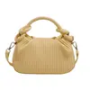 Bolso de mano vertical a rayas texturizado transfronterizo para mujer, nuevo modelo 2025, diseño de nicho, elegante y versátil, de hombro y cruzado, al por mayor