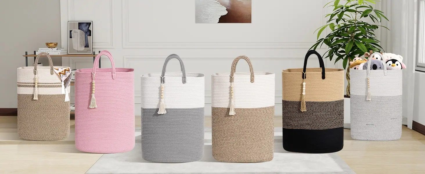 laundry baskets
