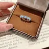 Anillo de Estrella Colorido con Pedrería Dulce y de Alta Calidad Estilo Coreano para Mujer, Diseño Único, Exquisito Anillo para Dedo Índice