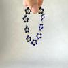 Pulsera Vintage Klein Azul Flor de Círculo Completo para Mujer 2024 Nuevo Diseño de Nicho Exquisita de Alta Gama Pulsera Versátil