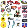 Novo Estilo Emblema Tecido Patch Patch Roupas Calças Decalque Decorativo Tecido Termocolante Patch de Moda Patch com Furo Pequeno