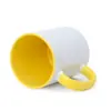 Caneca Colorida Interna com Alça de Transferência Térmica Logo Personalizado Sublimação Caneca Colorida Personalizada Foto Impressa Caneca Preta
