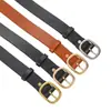 Cintos Masculinos e Femininos de Alta Qualidade, Cintos Simples e Modernos para o Dia a Dia, Múltiplas Cores Disponíveis, Cintos com Cor de Fivela Personalizada para Mulheres