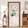 Nueva Cortina de Puerta de Verano Anti-mosquitos sin Perforaciones Tela Estilo Chino Cortina de Gasa Dormitorio Partición de Encaje Cortina de Privacidad Feng Shui