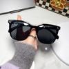 Nuevas gafas de sol estilo coreano con la letra D moda para mujer en línea rojas vibran con gafas de sol de caja para hombre de moda venta al por mayor transfronteriza