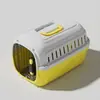 Caixa de transporte para animais de estimação para voos de gatos, adequada para cães pequenos e médios, bolsa de transporte para gatos, gaiola portátil para cães de carro, caixa de transporte para gatos para voos