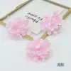 Flores Artificiales con 9 Ramas, Cabezas de Hortensia Estilo Pintura al Óleo, Flores Pequeñas de Color Otoñal para Decoración de Pared de Flores de Boda, Flores para Pasador y Arreglos Florales