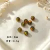 Acessórios de joia em liga que preservam a cor método antigo ouro de areia duas vidas feliz boa sorte contas espaçadoras corda de tecelagem diy fio de contas artesanal para amarrar pequenos acessórios