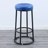Silla de Barra, Taburete de Barra Redondo, Taburete de Barra KTV de Hierro Forjado, Taburete de Mostrador para Tienda de Teléfonos Móviles, Silla Alta Comercial