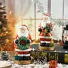 Adornos de Árbol de Navidad de Resina de Santa Claus Transfronterizos Escena de Atmósfera para el Hogar Decoración Navideña Regalo Venta al por Mayor