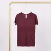 [Em Estoque] Camiseta LD 3.0 Manga Curta para Yoga Fitness Corrida Feminina, Camiseta Respirável de Secagem Rápida Slim Fit
