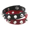 Pulsera de Paraguas de Fila Única con Charm de Llegada Nueva Rock Hip-Hop Cono Remache Pulsera Punk de Moda para Hombres y Mujeres