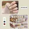 Parches de Uñas Desgastables Personalizados, Uñas Desgastables de Alta Gama, Parches de Uñas Cortos Pintados a Mano, Parches Desgastables para Manicura al por Mayor