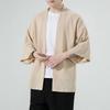 Cardigan de verano 2023 nuevo para hombre, camiseta de manga corta para hombre, estilo chino, color liso, simple, retro, túnica holgada