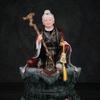 Estátua de Mãe Negra para Uso Doméstico, Imitação de Mármore Branco Han, Quatro Clãs Principais, Deidade Vovó Negra da Montanha Tie Sha
